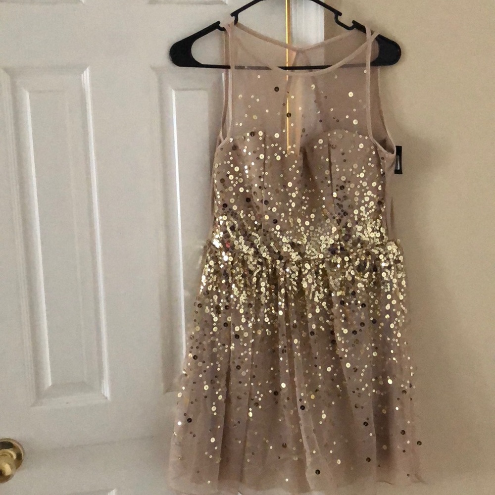 Delia sequin formal dress